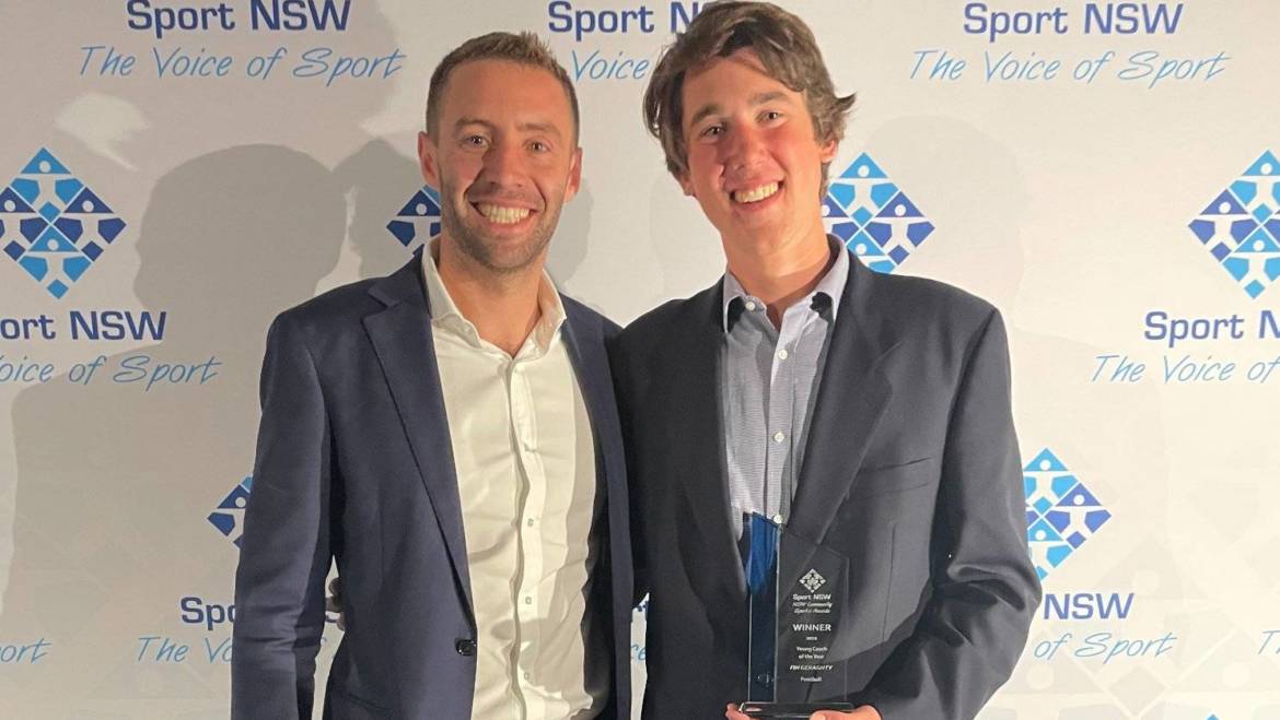 Fin Geraghty wins Sport NSW Coach of the Year