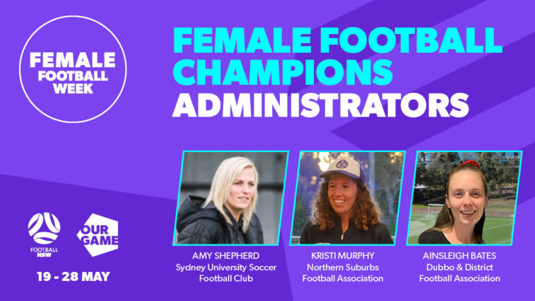 Congratulations to Kristi and Bella, two terrific NSFA staff, for their nominations during #FemaleFootballWeek