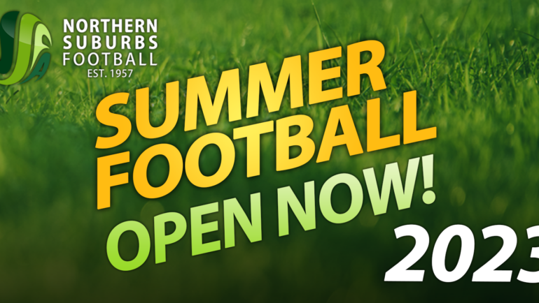 2023 Summer Football Registrations Open