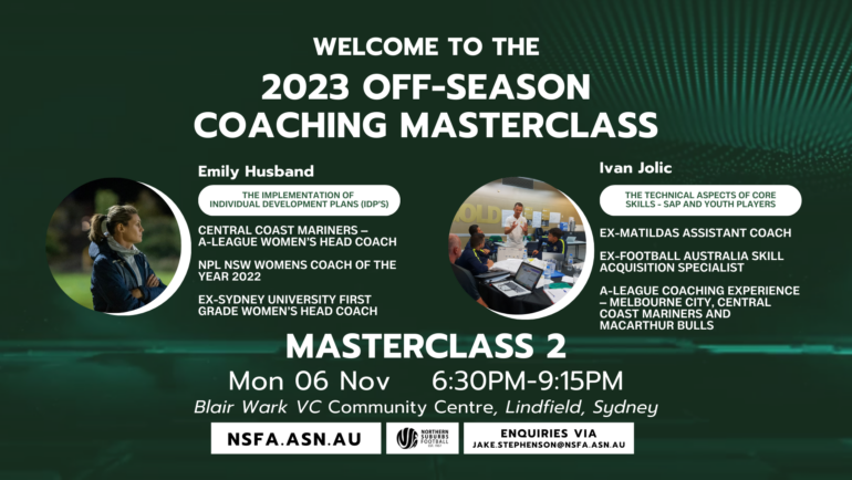 Off-Season Coaching Masterclass Focus 2
